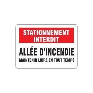   TEMPS (FRENCH) Sign   7 x 10 Adhesive Dura Vinyl