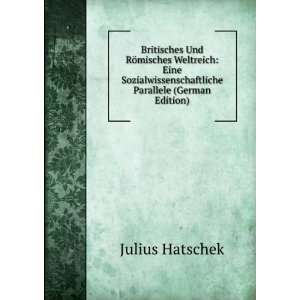   Parallele (German Edition) Julius Hatschek Books