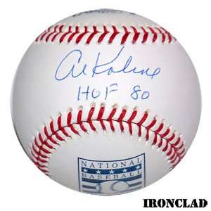 Ironclad Detroit Tigers Al Kaline Autographed Hof Logo Baseball W/ Hof 