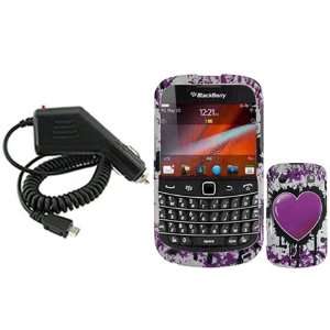 9900/9930 Combo Heavenly Heart Protective Case Faceplate Cover + Rapid 
