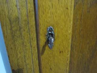 Antique Arts & Crafts Oak Armoire Wardrobe Single Door  