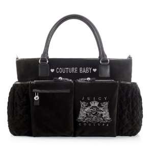  Juicy Couture   Scottie Embroidery Baby Bag   Black Baby