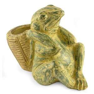  Ceramic statuette, Weary Frog