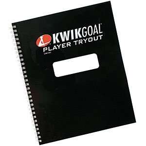  Kwik Goal Player Tryout Notebook