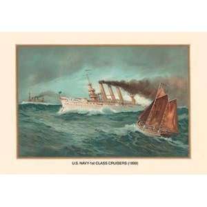  Vintage Art First Class Cruisers, 1899   03456 4