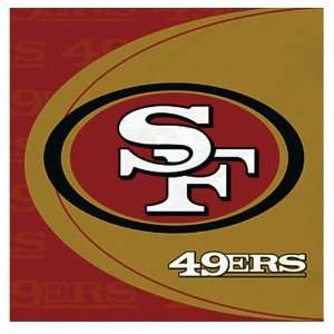  San Francisco 49ers Lunch Napkins (16 count) Toys & Games
