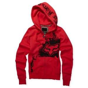  FOX TRUTH OR DARE FOXY ZIP HOODY RED L