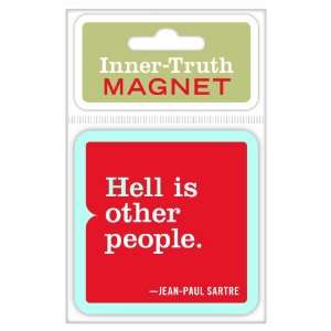  Knock Knock Inner Truth Magnet, Hell Is Other People 