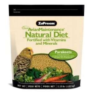  ZuPreem Natural Diet Bird Food Parakeet