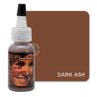 Dark Ash EYEBROW Permanent Makeup Pigment Cosmetic Tattoo Ink 1/2oz 