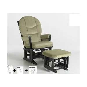  Modern Multiposition and Recliner Glider with Ottoman 