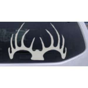 Deer horns Hunting And Fishing Car Window Wall Laptop Decal Sticker 