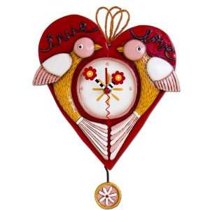  Allen Designs True Love red pendulum clock