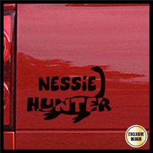 Nessie Hunter Decal, Loch Ness Monster Sticker, Cryptid  