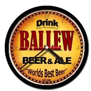  BALLEW beer and ale wall clock 