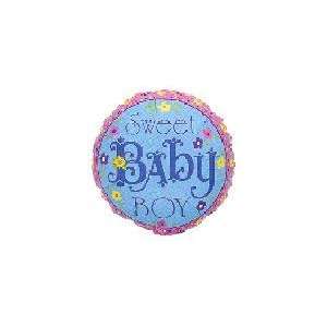  18 Sweet Baby Boy   Mylar Balloon Foil Health & Personal 