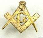antique masonic pin  