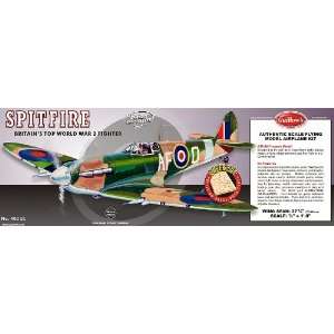  Guillow Supermarine Spitfire Balsa Wood Kit Toys & Games