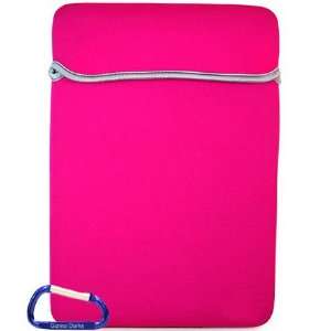   MacBook Air 13.3 Inch Neoprene Reversible Laptop Sleeve (Black / Pink