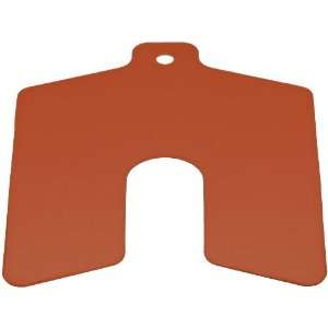 Plastic Slotted Shim, 0.030 x 3 x 3 (Pack of 20)  