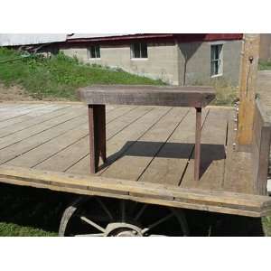 Rustic 2 Foot Barnwood Bench. This Country Bench Seats Varies in Width 
