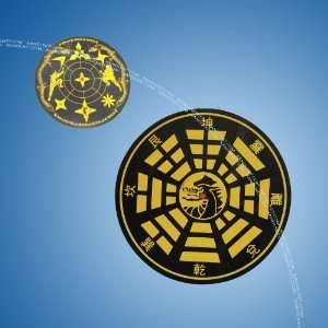  Double Side Eight Trigrams Throwing Knife Target Board 