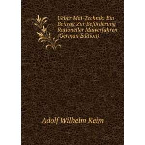   Rationeller Malverfahren (German Edition) Adolf Wilhelm Keim Books