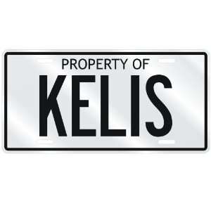  NEW  PROPERTY OF KELIS  LICENSE PLATE SIGN NAME