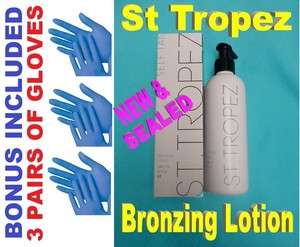 ST TROPEZ︱Self Tan Bronzing LOTION 8 oz + GLOVES︱Tanner Sunless 
