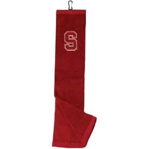   Stanford Cardinal NCAA Embroidered Tri Fold Towel