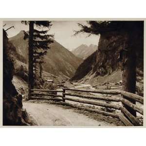  1928 Zemmtal Alpine Valley Zillertal Alps Austria NICE 