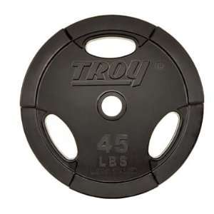  Troy Barbell Urethane Encased Weight Plates   1 Pair 