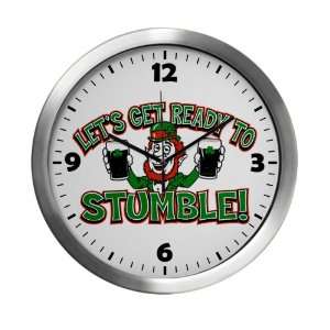   Clock Lets Get Ready To Stumble Irish Leprechaun 