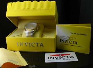 Invicta 3213 Steel Chrono Rotating Bezel Date New Watch 843836032131 