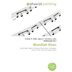  Bismillah Khan (9786133733541) Books