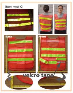 NEW High Safety Vest Security Visibility Reflective Running Walking 