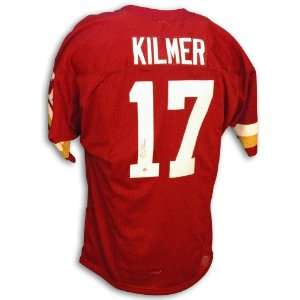 Billy Kilmer Autographed Uniform   Throwback Red Inscribed 72 NFC 