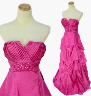 CITY TRIANGLES $200 Fuchsia Prom Evening Gown 13 NWT  