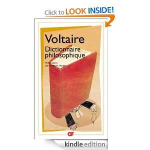 Dictionnaire philosophique (GF) (French Edition) Voltaire  
