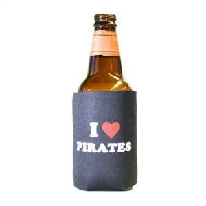  I Heart Pirates Beverage Koozie