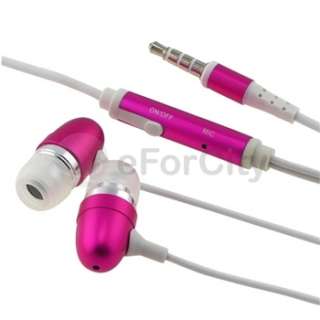 4x IN EAR HEADPHONE EARBUD MIC for IPHONE 3G 3GS BASS  