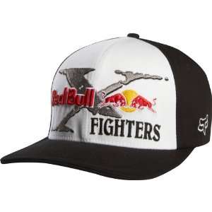 Fox Racing Red Bull X Fighters Core Mens Flexfit Casual Hat   Black 