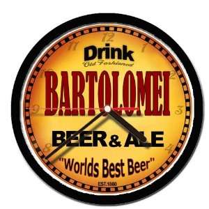  BARTOLOMEI beer and ale cerveza wall clock Everything 