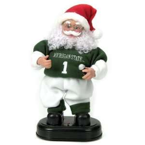   Michigan State Spartans Animated Rock and Roll Santa