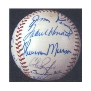 1971 American Leauge All Star Team Signed Baseball   Autographed 