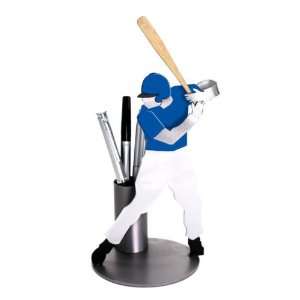  Baseball Player Pen Holder and Desk Sculpture Office 