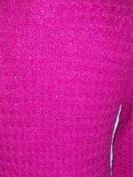 Talbots Sweater Alpaca Cowl Neck P S Basket Weave Berry Pink  