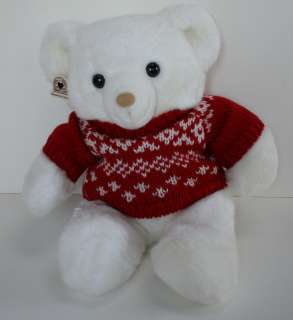 HEARTLINE TEDDY BEAR Plush Animal w/Ear Tag