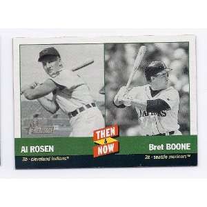 2002 Topps Heritage Then and Now #6 Al Rosen and Bret Boone  