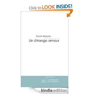 Un étrange amour (French Edition) Sarah Hassan  Kindle 